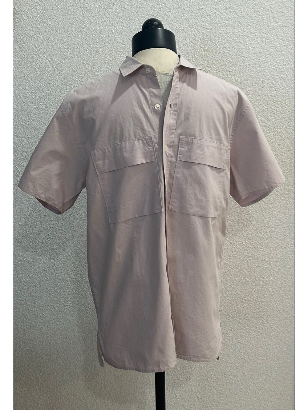 Need Supply Co. Men’s Small Lavender Button Up Shirt Pockets Cotton Short Sleeve